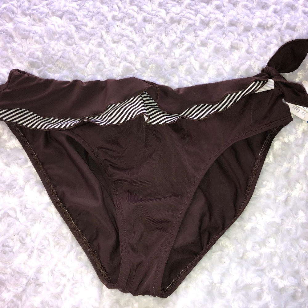 NWT 24 & Ocean Layered Hi Waist Bikini Bottoms